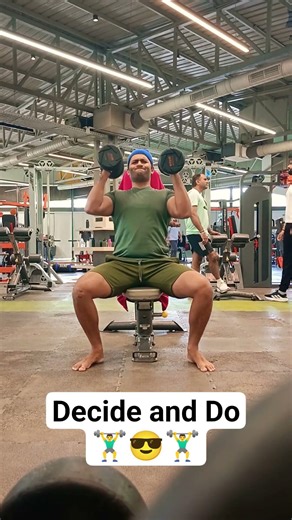 Decide and Do | VRP 🏋‍♂️😎🏋‍♂️ #motivation #gym #workout
