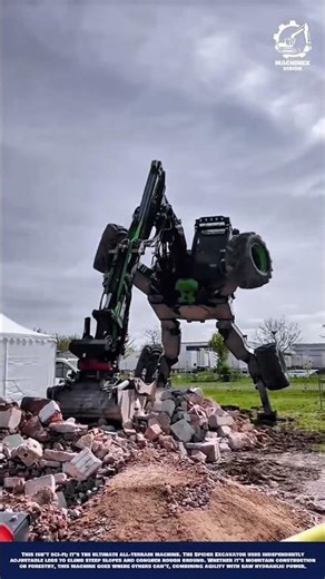 Spider Excavator Extreme Climbing - All-Terrain Hydraulic Legs for Steep Slopes