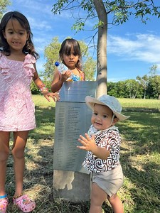 Baby Henry Boab Tree planting this morning. 🥰🪴🌱 and visiting the big sister boab trees too. Murray Petersen #highlights2025 #fbreelsfypシ゚ | Vee Babó Petersen