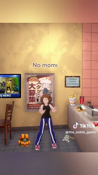 Funny BNHA Gaming Clip Featuring Uraraka and Momo