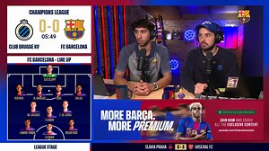 Join us LIVE for the Club Brugge vs Barça, Matchday 4 of the 2025–2026 Champions League! | FC Barcelona