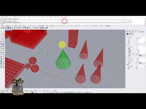 入門 初心者 の grasshopper 基礎 02「rhinocerosとgrasshopperの初めての対話」