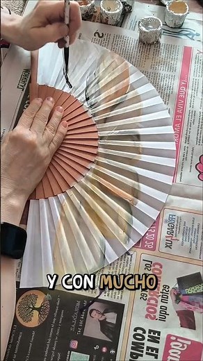 Abanicos pintados a mano el regalo perfecto para el día de la MADRE
