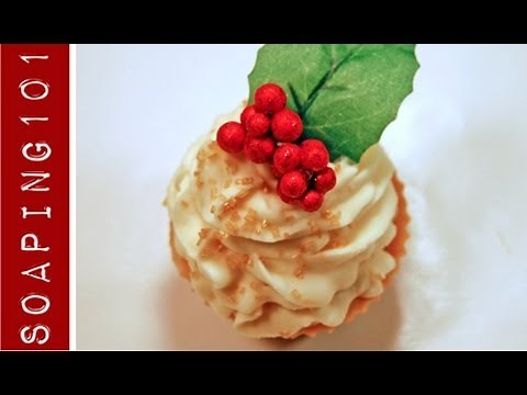 How to Make CP Soap Cupcakes {holiday designs}