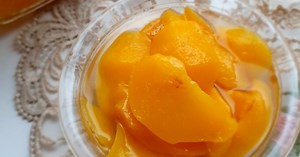 How to make canned peaches and non-sweet canned peaches