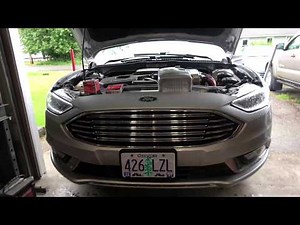 2017 Ford Fusion Hybrid Spark Plug Replacement and Oil Change