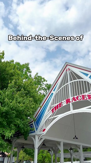 Behind the Scenes of The Racer Roller Coaster! Team Red vs Team Blue