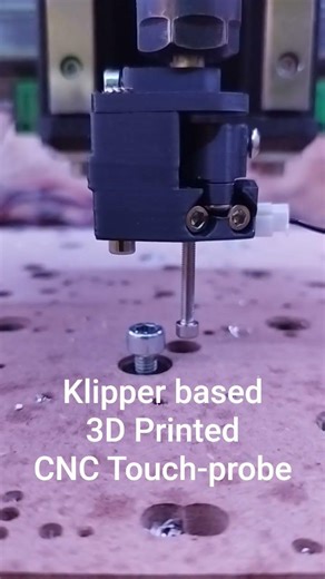 3D printed touch probe based on "Nudge" implemented to work with Klipper - coming soon