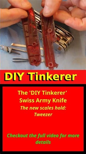 Removing Swiss Army Knife Scales #SAK #EDC #Maker