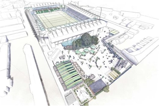 In pictures: Northampton Saints submit plans for major redevelopment of their fan village at Franklin’s Gardens