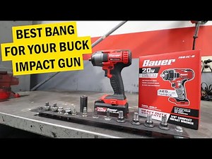 BAUER 3/8" IMPACT GUN TEST/REVIEW 2021