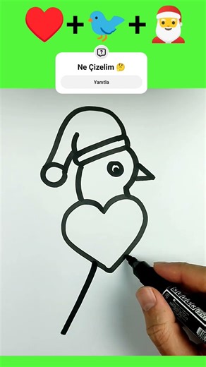 Drawing by Numbers, Bird Drawing, Christmas Drawings #howtodraw #birds #easydrawings #howtodraw