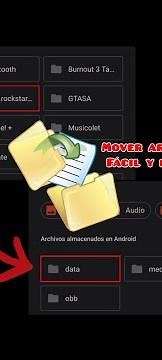 Cómo MOVER archivos/carpetas a la DATA y OBB en Android 13, 14 y 15
