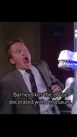 Barney likes the office decorated with dinosaurs. #foryou #shorts #comedy #drama