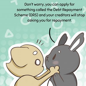 196K views · 265 reactions | When faced with debts, is it paw-sible to apply for the Debt Repayment Scheme? What are some options for debtors? Follow us more bite-sized information on the law. | Ministry of Law, Singapore | Facebook