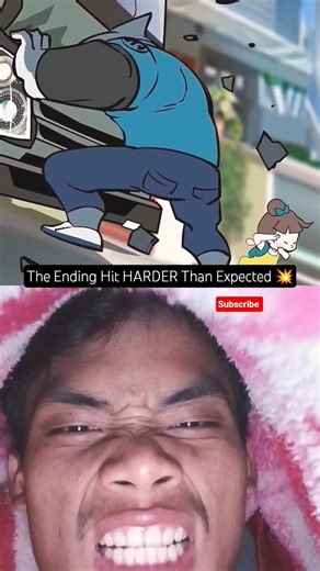 From Delivery to RESCUE in 10 Seconds 🦈🚑🔥 #animation #reaction #deliveryboy