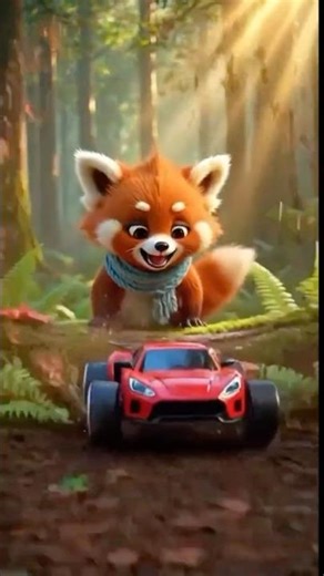 FASTEST Red Panda Ever? 🏎️💨 #shorts