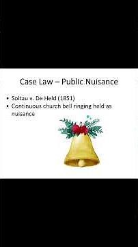 Nuisance in Law of Torts | Meaning, Types, Essentials public and private nuisance in tort #shorts
