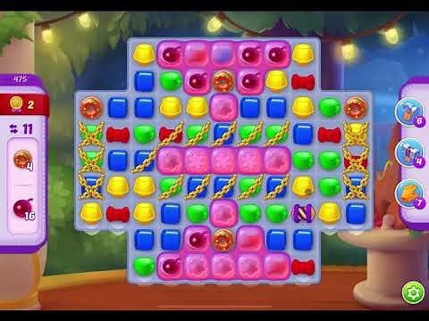 HomeScapes Level 475 no boosters (25 moves)