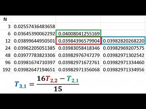 Numerical Integration - Romberg Integration (Part II)