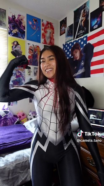 Silk Cindy Moon Cosplay | Spider-Man Costume Transition
