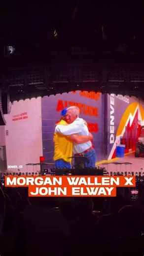 John Elway joined Morgan Wallen for Night 1 of the Still the Problem tour in Denver! #concert