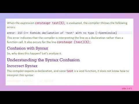 Understanding How to Call a constexpr Function Returning Void in C+ +