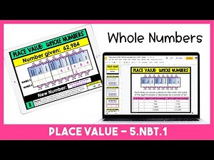 Place Value {Whole Numbers} - 5.NBT.1 - Tutorial Video