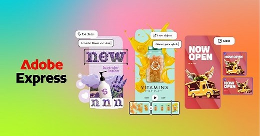 Outil gratuit pour le design, la photo et la vidéo : création de contenu de marque avec notre application simple et rapide | Adobe Express