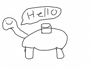 Mine turtle how to draw