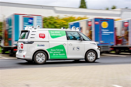 Rewe tests deliveries with autonomous vehicle