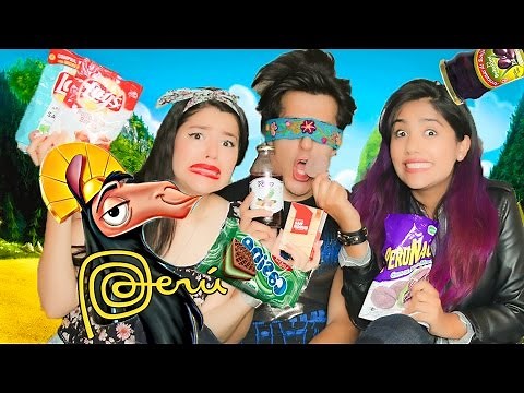 TASTING STRANGE FOOD OF PERU | POLINESIO CHALLENGE LOS POLINESIOS