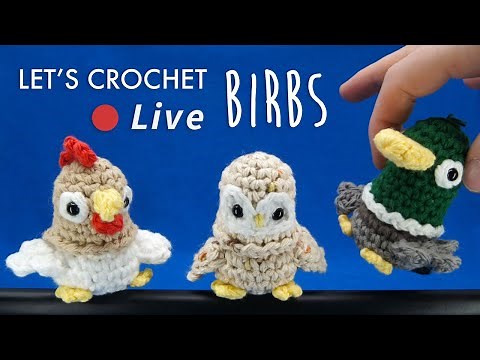 Barn Owl Birb Amigurumi Crochet Along - With a Special Birb Giveaway!