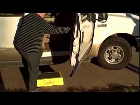 Senior Safely Entering Truck