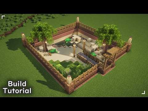 🐢 Turtle Enclosure 🌴 | Minecraft Build Tutorial