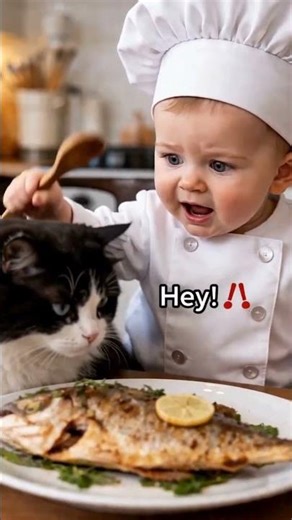 Baby Chef vs. Sneaky Cat