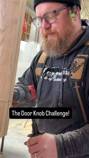 MBIT Construction Carpentry on Instagram: "Friday during Level 100 a couple of my students finished up the Butt Hinge Challenge forcing my hand and making me set up the next challenge. As we are learning about doors it’s time to learn how to manually install a doorknob. We set up our challenge station and I modeled the installation. Today was a great day as students showed me finished challenges and continued to bring me great submissions. My heart is always full after a day of watching my stude