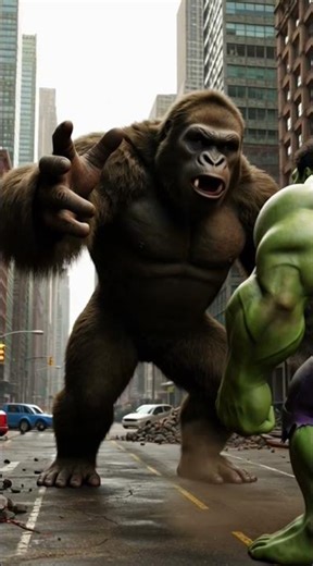 Hulk and King Kong Vs Godzilla #hulk #king #godzilla