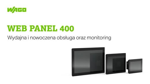 WEB Panel 400 - Wydajna i nowoczesna obsługa oraz monitoring #WAGO #HMI #WP400