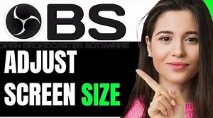 Adjust or resize screen size in obs studio (quick tutorial)