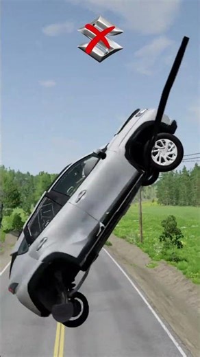 Which Car Can Drive Between Two Dump Trucks? #beamngdrive #crashdrive #automobile