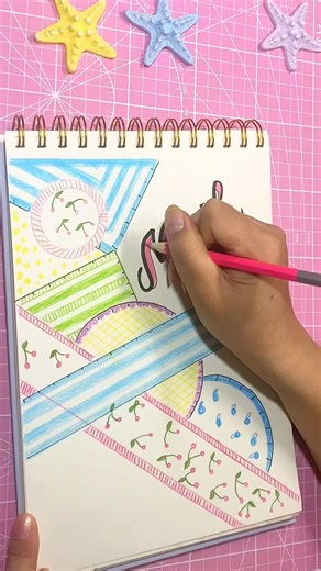 Aesthetic Math Front Page! ✏️Satisfying Colored Pencil #CuteChubbyDoodles #Shorts