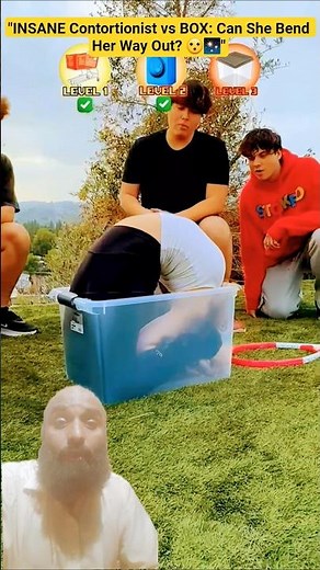 INSANE Contortionist vs BOX: Can She Bend Her Way Out? 😮✨ #stokestwins