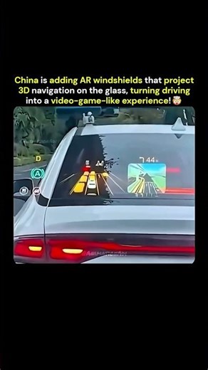 China Just Turned Car Windshields Into AR Navigation Screens!🤯