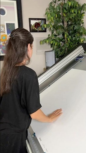 Cutting and assembling custom double mats #cuttingmachine