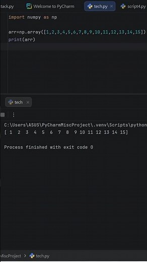 How to Create a NumPy Array in Python #python #numpy