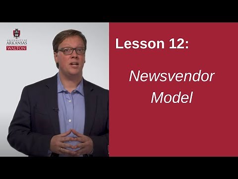 Newsvendor Model | SCMT 3623