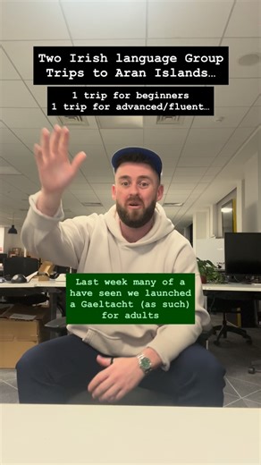 13K views · 106 reactions |  Tag friends below that either speak Irish or would like to learn Irish… The first date we launched for this (50 rooms) sold out in less than 48 hours. We are going to launch two more dates - one date for beginners/ intermediate & one date for advanced/ fluent. ️ Both trips are March 2026. The price for this trip is brilliant in my opinion! #irishlanguage #aranislands #rorystravelclub | Rory’s Travel Club | Facebook