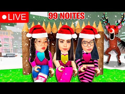 🔴 LIVE DE NATAL em 99 NOITES NA FLORESTA | JOGANDO com VOCÊS!