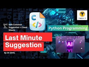 C Programming for CST & ETCE 3rd Sem || 99% Common Suggestions || Last Minutes One Shot Revisions